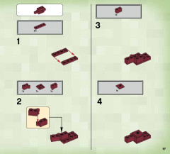 LEGO 21122 instructions page 97 – build guide