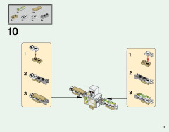 LEGO 21123 instructions page 11 – build guide