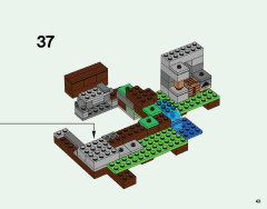 LEGO 21123 instructions page 43 – build guide