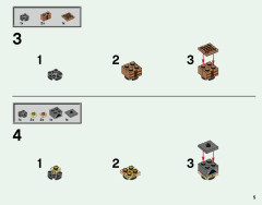 LEGO 21123 instructions page 5 – build guide