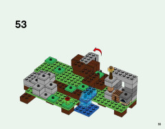 LEGO 21123 instructions page 55 – build guide