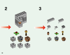 LEGO 21123 instructions page 62 – build guide