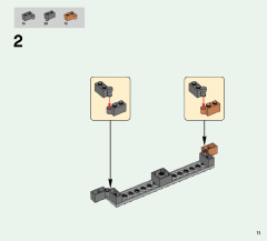 LEGO 21124 instructions page 11 – build guide