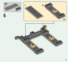 LEGO 21124 instructions page 13 – build guide