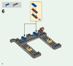 LEGO 21124 instructions page 14 – build guide