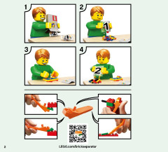 LEGO 21124 instructions page 2 – build guide