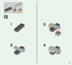 LEGO 21124 instructions page 25 – build guide