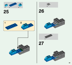 LEGO 21124 instructions page 33 – build guide