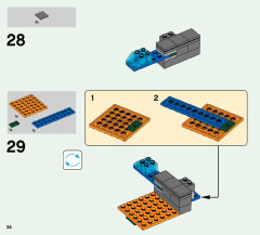 LEGO 21124 instructions page 34 – build guide