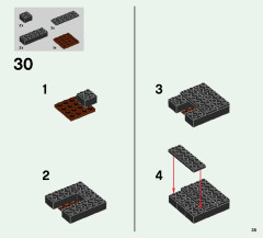 LEGO 21124 instructions page 35 – build guide