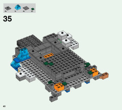 LEGO 21124 instructions page 40 – build guide