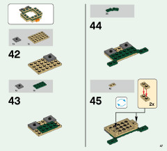 LEGO 21124 instructions page 47 – build guide