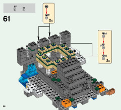 LEGO 21124 instructions page 56 – build guide