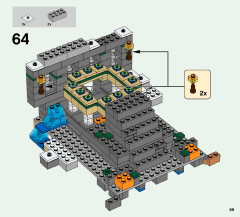 LEGO 21124 instructions page 59 – build guide