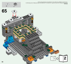 LEGO 21124 instructions page 60 – build guide