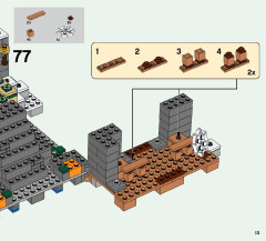 LEGO 21124 instructions page 13 – build guide