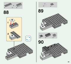 LEGO 21124 instructions page 23 – build guide