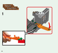 LEGO 21124 instructions page 34 – build guide