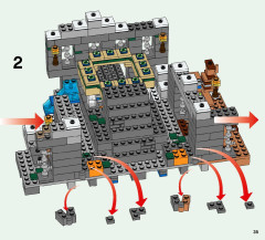 LEGO 21124 instructions page 35 – build guide
