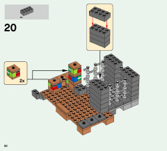 LEGO 21124 instructions page 50 – build guide