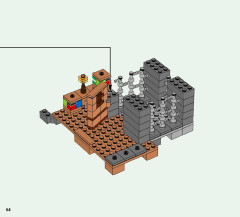 LEGO 21124 instructions page 54 – build guide