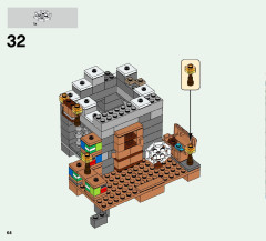 LEGO 21124 instructions page 64 – build guide