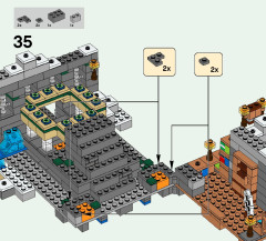 LEGO 21124 instructions page 67 – build guide