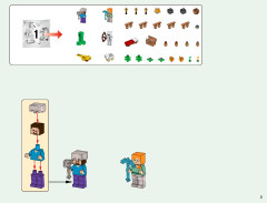 LEGO 21125 instructions page 3 – build guide