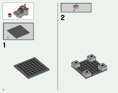 LEGO 21126 instructions page 2 – build guide