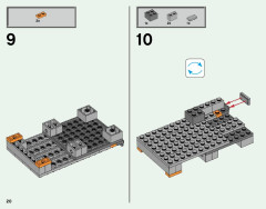LEGO 21126 instructions page 20 – build guide