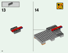 LEGO 21126 instructions page 22 – build guide