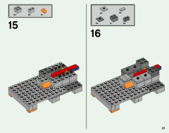 LEGO 21126 instructions page 23 – build guide