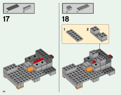 LEGO 21126 instructions page 24 – build guide