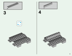 LEGO 21126 instructions page 3 – build guide