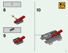 LEGO 21126 instructions page 5 – build guide