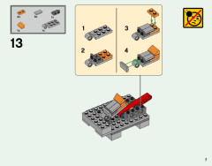 LEGO 21126 instructions page 7 – build guide