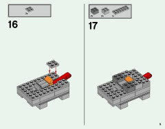 LEGO 21126 instructions page 9 – build guide