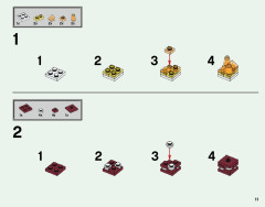 LEGO 21126 instructions page 11 – build guide