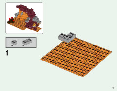 LEGO 21126 instructions page 13 – build guide