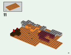 LEGO 21126 instructions page 23 – build guide