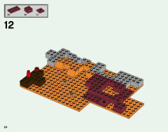 LEGO 21126 instructions page 24 – build guide
