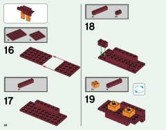 LEGO 21126 instructions page 28 – build guide