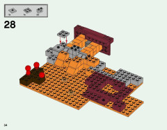 LEGO 21126 instructions page 34 – build guide