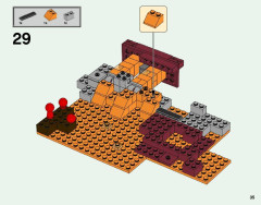 LEGO 21126 instructions page 35 – build guide