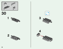 LEGO 21126 instructions page 36 – build guide
