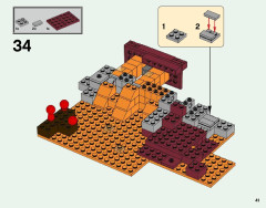 LEGO 21126 instructions page 41 – build guide