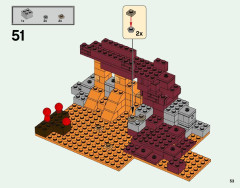 LEGO 21126 instructions page 53 – build guide
