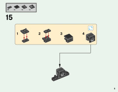 LEGO 21126 instructions page 9 – build guide