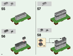 LEGO 21127 instructions page 24 – build guide