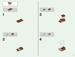 LEGO 21127 instructions page 5 – build guide